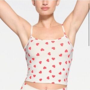 SKIMS Heart Cami XS